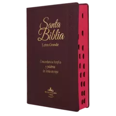BIBLIA RVR052CLGPJRTI VINIL VINO CON INDICE CONCORDANCIA AMPLIA - comprar en línea
