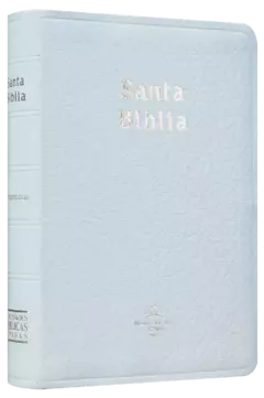 BIBLIA CHICA IMITACION PIEL BLANCO RVR045c - comprar en línea