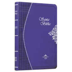 Biblia Reina Valera 1960 Mediana Letra Mediana Imitación Piel Morado [RVR065c]
