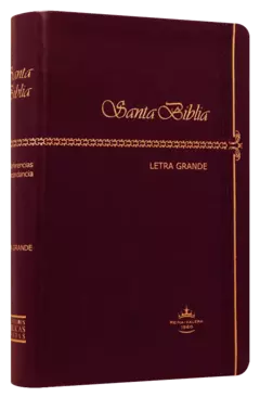 Biblia Reina Valera 1960 Mediana Letra Grande Imitación Piel Café [RVR065CLG]