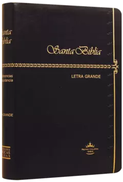 Biblia Reina Valera 1960 Mediana Letra Grande Imitación Piel Negro [RVR065CLG]