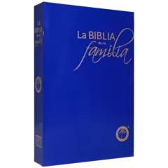 Biblia de Estudio de mi Familia Traducción Lenguaje Actual Mediana Letra 7 puntos Chica Rústica Azul [TLA60P] - comprar en línea