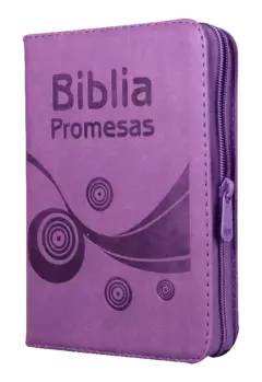 Biblia Promesas Reina Valera 1960 Chica Letra Mediana Imitación Piel Lila [RVR045cZ]