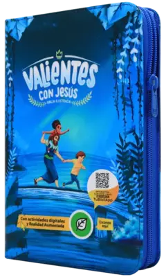 Biblia Infantil Reina Valera Contemporánea Mediana Letra Grande Vinil Azul QR Realidad Aumentada [RVC062PJRPZLG] - comprar en línea