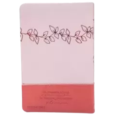BIBLIA TLA IMITACION PIEL CANTO PLATEADO 12 PUNTOS TLAO66LGPJR ROSA/ROJO en internet