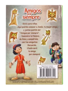 Biblia Infantil Amigos por Siempre Reina Valera 1960 Tamaño Bolsillo Letra Mediana Tapa Dura Verde Código QR[RVR023cPLMPJR] - tienda en línea