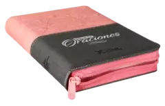 Biblia de Estudio Oraciones Reina Valera 1960 Mediana Letra Grande Imitación Piel Rosa Código QR [RVR056cZLGPJR] - Distribuidores Cristianos