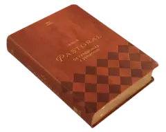 Biblia de Estudio Pastoral Ceremonias y Sermones Reina Valera Contemporánea Grande Letra Grande Imitación Piel Marrón [RVC086cLGPJR] - Distribuidores Cristianos
