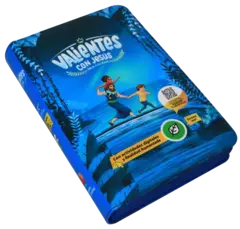 Biblia Infantil Reina Valera Contemporánea Mediana Letra Grande Vinil Azul QR Realidad Aumentada [RVC062PJRPZLG] - Distribuidores Cristianos