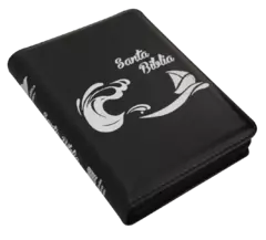 Biblia Reina Valera 1960 Bolsillo Letra Chica Imitación Piel Negro QR [RVR025cZLM PJR] en internet