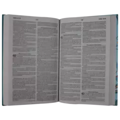 Biblia Reina Valera 1960 Mediana Letra Mediana Tapa Flexible Azul Ramas [RVR068eLRPJr] en internet
