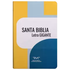 Biblia Reina Valera Contemporánea Mediana Letra Gigante 14 puntos Imitación Piel Azul [RVC.66cLGiPJR] - tienda en línea