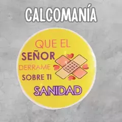 CALCOMANÍA Que el Señor derrame sobre ti sanidad