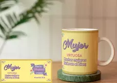 TAZAS CON VERSICULOS BÍBLICO - MUJER VURTUOSA