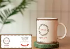 TAZAS CON VERSÍCULOS BÍBLICOS - FUE POR AMOR CORONA