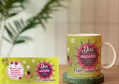 TAZAS DE CUMPLEAÑOS- CUMPLEAÑO VERDE