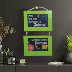 COLGANTE GRANDE 2 PIEZAS - PERO LOS QUE ESPERAN A JEHOVÁ en internet