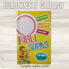 LIBRITO GRAPADO: BIBLISOPAS PARA 7 A 12 AÑOS