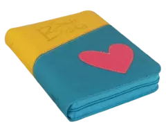 Biblia flores-amarillo-fushia-azul RVR045cZLGPJR - Distribuidores Cristianos