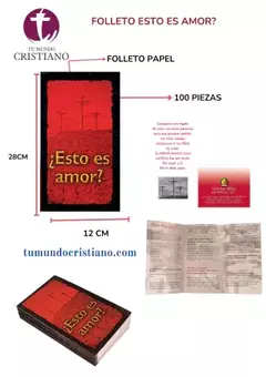 Paquete de Folletos Esto es Amor Dios Habla Hoy (100 Piezas)