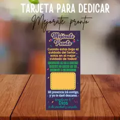 Tarjeta Mejórate pronto Orando por tu Sanidad