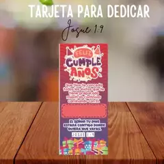 Tarjeta de cumpleaños Josué 1.9