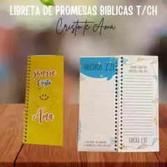Libretas de promesas Bíblicas Sonríe Cristo de ama