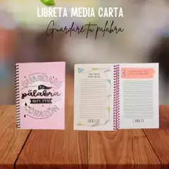 Libreta Media Carta- Guardare tu Palabra