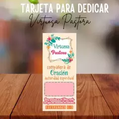 Tarjeta para pastora Filipenses 1:3