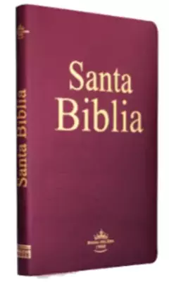 BIBLIA RVR065e IMIT PIEL VINO ULTRAFINA - comprar en línea