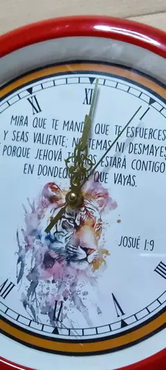 RELOJ: JOSUÉ 1:9 TIGRE (color a disponibilidad) - comprar en línea