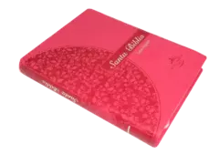 Biblia Reina Valera 1960 Grande Letra Gigante Imitación Piel Rosa [RVR086cLGiPJR] - Distribuidores Cristianos