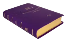 Biblia Reina Valera 1960 Mediana Letra Grande Imitación Piel Púrpura [RVR065CLG] en internet