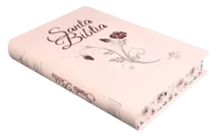 BIBLIA PIEL FABRICADA BLANCA CANTO FLOREADO RVR066cLGPJRTI - Distribuidores Cristianos