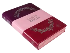BIBLIA RVR066cLGPJRTIZ-ABS MORADO ROSA - Distribuidores Cristianos