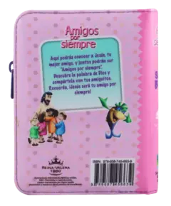 BIBLIA AMIGOS POR SIEMPRE ROSA CON CIERRE 96 ILUSTRACION A COLOR VR022cPZLMaPJR en internet