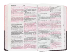 BIBLIA LETRA 14 PUNTOS ROSA CON MARRON CANTOS FLOREADOS PASTA CON ADORNOS GRABADOS RVR066cLSGiPJRZTI en internet
