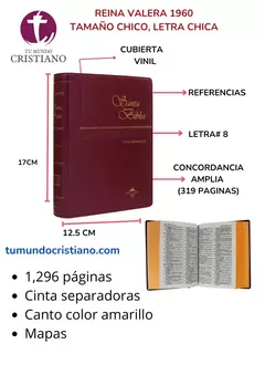 BIBLIA VINIL VINO RVR042C