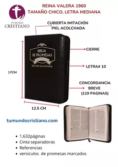 BIBLIA RVR045cZa .ESTUD PROMESAS