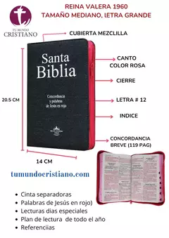 BIBLIA JEANS LETRA GRANDE CIERRE RVR064CLGPJRZTIA