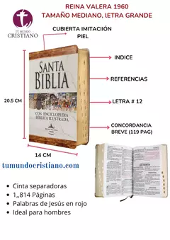 BIBLIA RVR061cLGPJRTI-ENC CON ENCICLOPEDIA