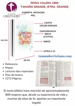 BIBLIA SER MUJER RVR086cLGEETI-BEM