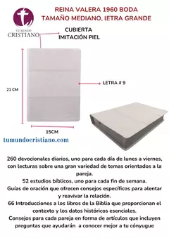 B. RVR160 DEVOCIONAL LENGUAJE DEL AMOR BODA BLANCO IP 7P EPO5631 (SUJETO A DISPONIBILIDAD) DA