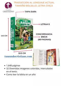 Biblia Infantil Amigos por Siempre Traducción Lenguaje Actual Tapa Dura Verde [TLA23]