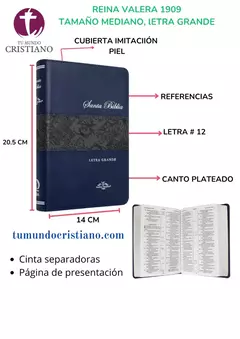 BIBLIA VR065 LG 1909 AZUL