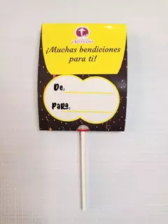 PALETAS PARA FELIZ CUMPLEAÑOS - SANTIAGO 1:17 - comprar en línea
