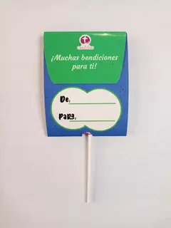 PALETAS PARA FELIZ CUMPLEAÑOS - 2 CORINTIOS 3:11 - comprar en línea