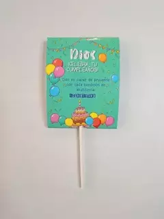 PALETAS PARA FELIZ CUMPLEAÑOS - 1 CORINTIOS 9:8