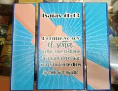 Cuadro de 3 Piezas Isaías 41:13