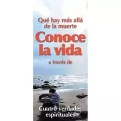 FOLLETOS 100 piezas CONOCE LA VIDA